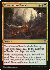 Mystery Booster Treacherous Terrain The Gathering Magic