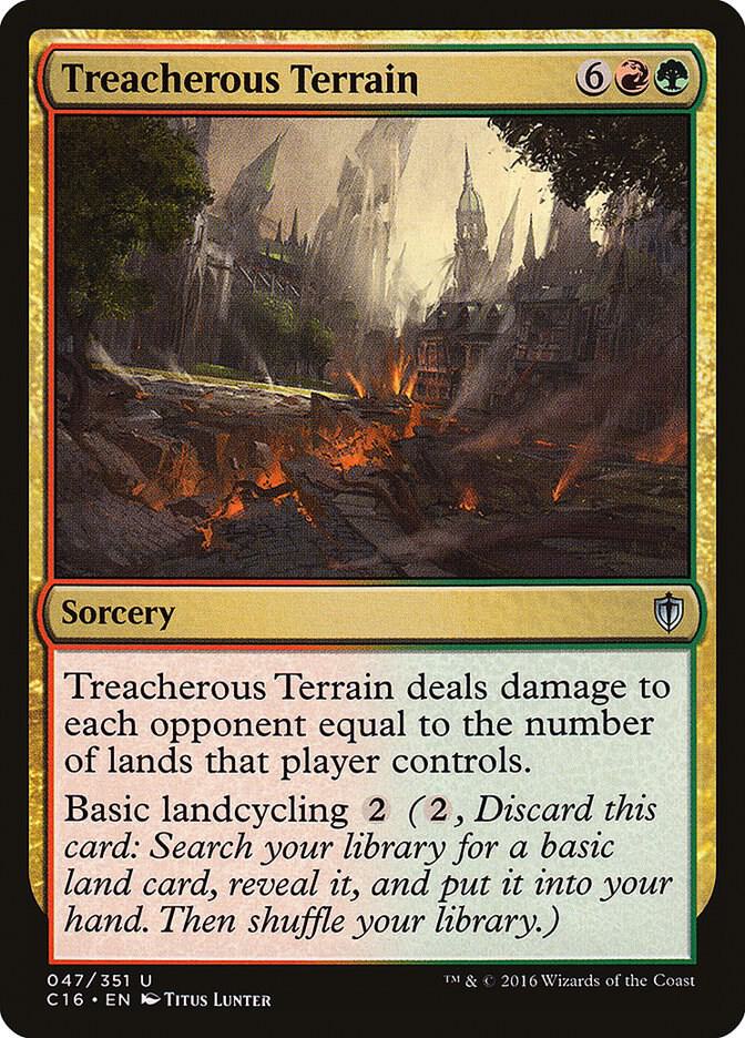 Treacherous Terrain - Commander 2016 - Magic: The Gathering