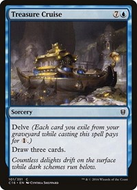 Treasure Cruise - Commander 2016 - Magic: The Gathering card