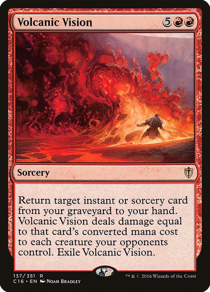 Volcanic Vision - Commander 2016 - Magic: The Gathering