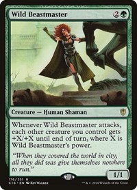 Wild Beastmaster - Commander 2016 - Magic: The Gathering card