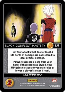 Black Conflict Mastery (Rainbow Parallel Foil)