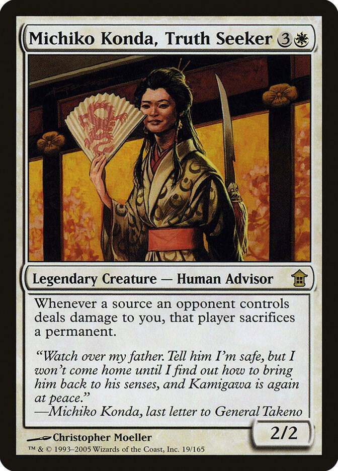 michikokoro Michiko Konda, Truth Seeker - Saviors of Kamigawa - Magic: The