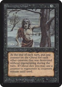 Scavenging Ghoul - Alpha Edition - Magic: The Gathering card