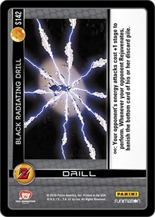 Black Radiating Drill