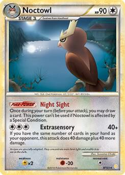 Noctowl - 8/123 (HeartGold & SoulSilver) 008/123 from Deck Exclusives