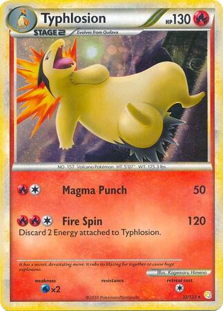 Typhlosion - 32/123 (Cosmos Holo) 032/123 from Deck Exclusives