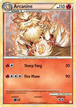 Arcanine - 1/123 (HeartGold & SoulSilver) 001/123