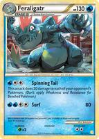 Feraligatr [Cosmos Holo] #20 from Pokemon HeartGold & SoulSilver set