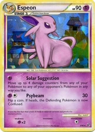 Espeon - 2/90 (HGSS Undaunted - Cracked Ice Holo) 002/090 from Deck Exclusives