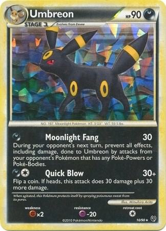 Umbreon - 10/90 (Cracked Ice Holo) 010/090 from Deck Exclusives
