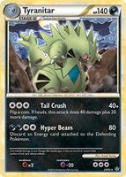 Tyranitar [Cosmos Holo] #26 from Pokemon Unleashed set