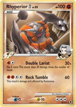 Rhyperior E4 - 32/111 (DPPt Rising Rivals) 032/111 from Deck Exclusives