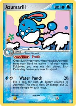 Azumarill - 1/109 (EX Team Rocket Returns) 001/109 from Deck Exclusives