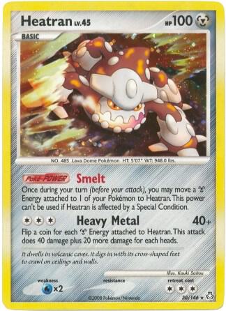 Heatran - 30/146 (DP Legends Awakened)