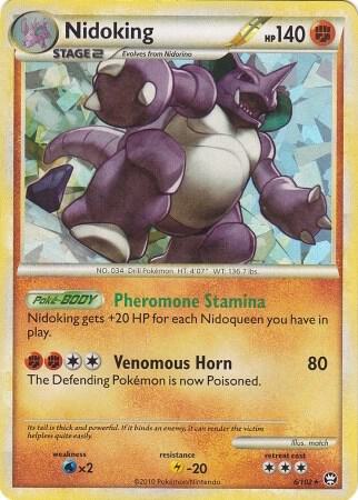 Nidoking - 6/102 (Cracked Ice Holo) 006/102 from Deck Exclusives