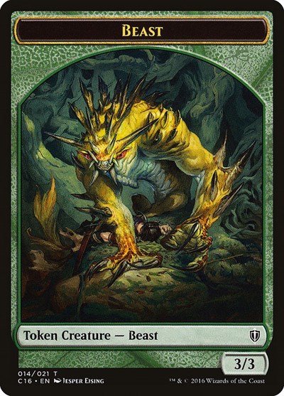 Beast // Ogre Double-Sided Token