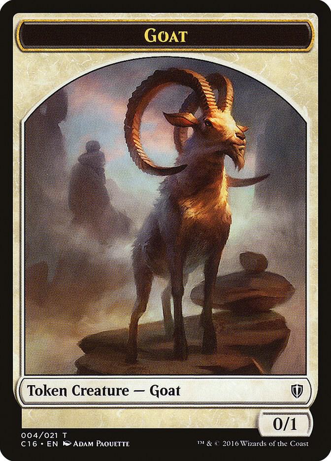 Goat // Thopter Double-Sided Token 4 // 9 card