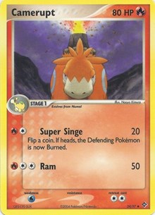 Camerupt #24 from EX Battle Stadium Pokemon card image