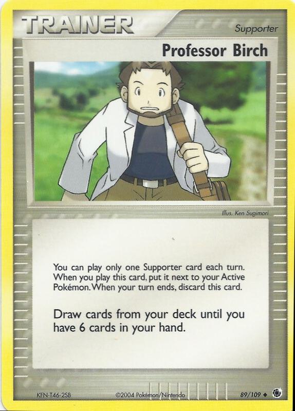 Professor Birch 89 from EX Battle Stadium