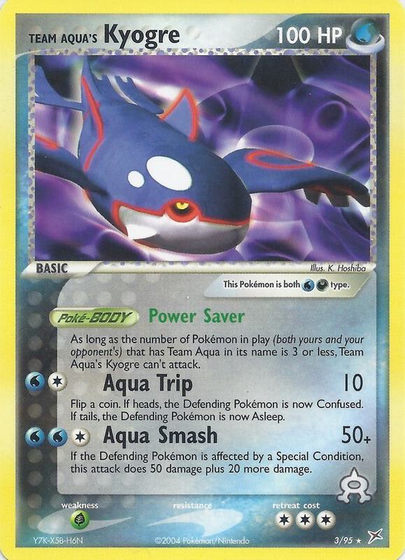 Team Aqua's Kyogre - 3/95 (EX Team Magma vs Team Aqua) 003/095 from Deck Exclusives