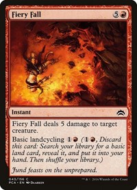 Fiery Fall - Planechase Anthology - Magic: The Gathering card