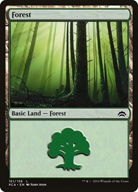 Forest (151) - Planechase Anthology - Magic: The Gathering card