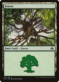 Forest (155) - Planechase Anthology - Magic: The Gathering card