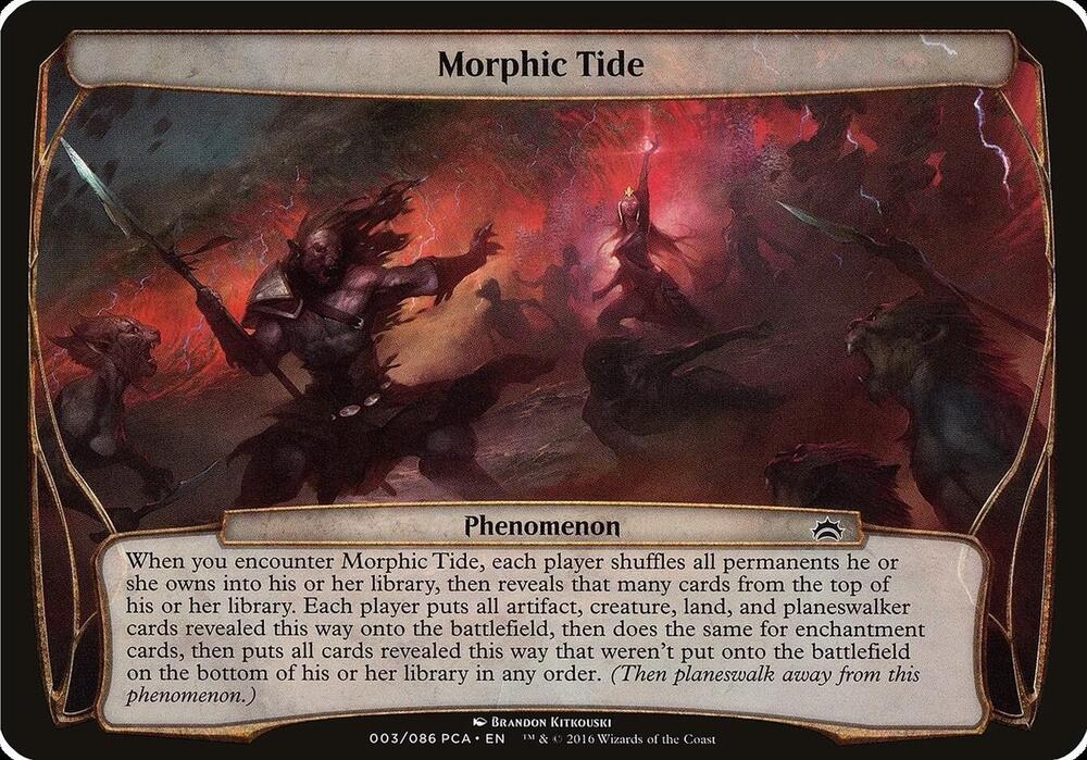 Morphic Tide (Planechase Anthology) - Oversize Cards - Magic: The