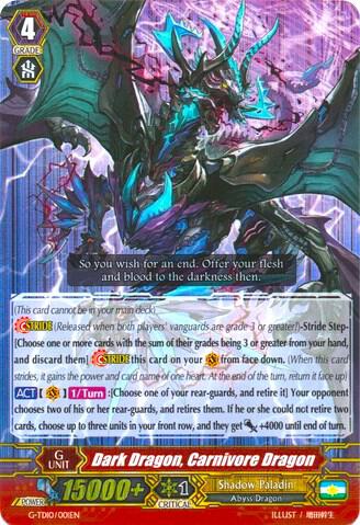 Dark Dragon, Carnivore Dragon (RRR Foil)