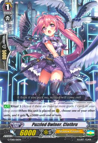 Puzzled Owlner, Clothru