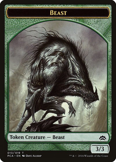 Beast Saproling Double Sided Token
