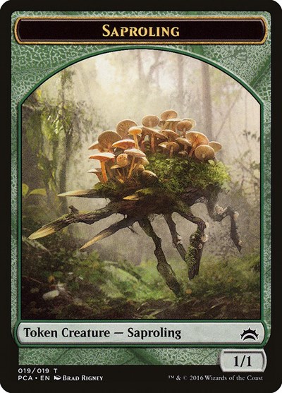 Saproling Goblin Double Sided Token