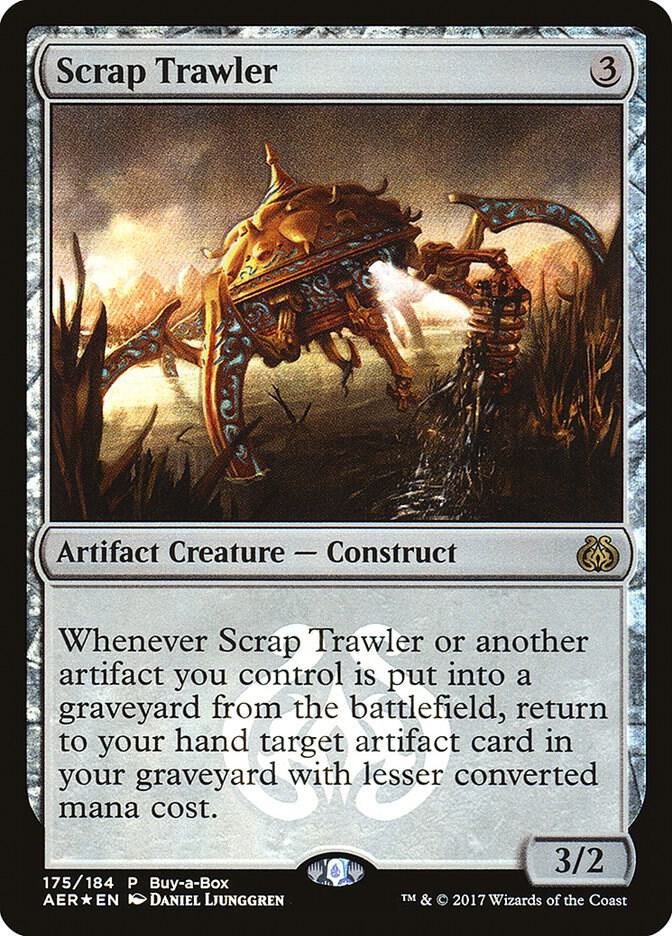 ダブルレインボウ Foil　屑鉄さらい　Scrap Trawler MTG Scrap Trawler - Buy-A-Box Promos - Magic: The Gathering