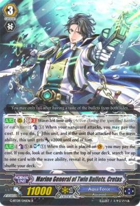 Marine General of Twin Bullets, Cretas