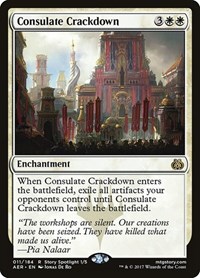 Consulate Crackdown - Aether Revolt - Magic: The Gathering card