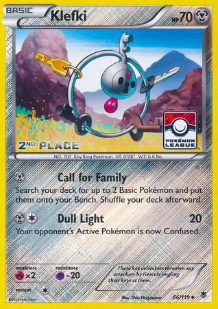 Klefki - 66/119 (Pokemon League) [2nd Place] 066/119 from League & Championship Cards