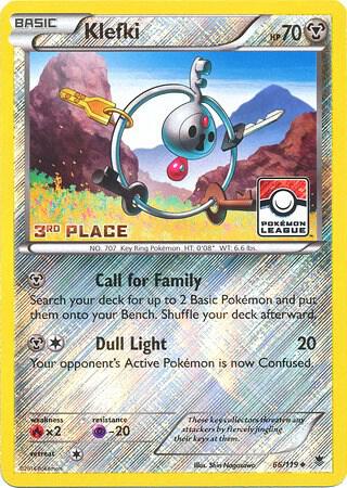 Klefki - 66/119 (Pokemon League) [3rd Place] 066/119 from League & Championship Cards