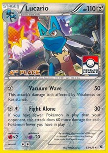Lucario - 63/124 (Pokemon League) [4th Place] #063/124 from League & Championship Cards Pokemon card image