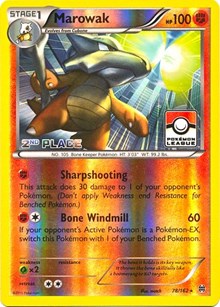 Marowak - 78/162 (Pokemon League) [2nd Place] #078/162 from League & Championship Cards Pokemon card image