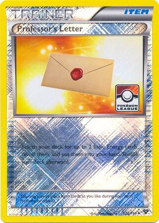 Professor's Letter - 123/146 (Pokemon League)