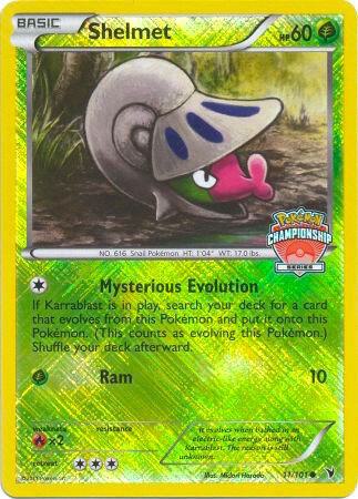 Shelmet - 11/101 (Championship Series) 011/101 from League & Championship Cards