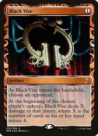 Black Vise - Masterpiece Series: Kaladesh Inventions - Magic: The Gathering card