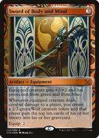 マジックザギャザリング/英語版FOIL/神話R/Kaladesh　Inventions/アーティファクト　[神話R]：【FOIL】Sword of Body and Mind/肉体と精神の剣 Sword of Body and Mind - Masterpiece Series: Kaladesh