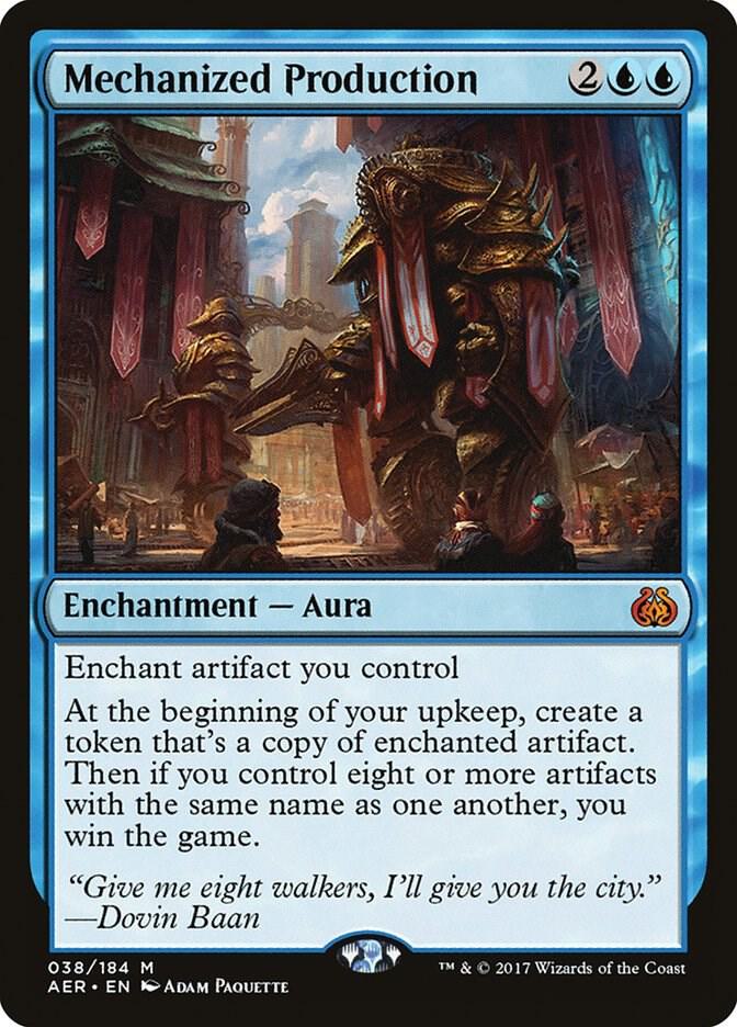 Mechanized Production - Aether Revolt - Magic: The Gathering