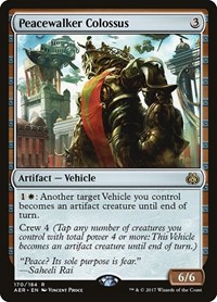 Peacewalker Colossus - Aether Revolt - Magic: The Gathering card