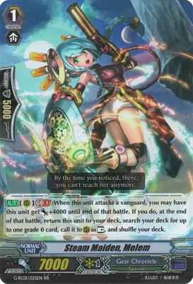 Steam Maiden, Melem