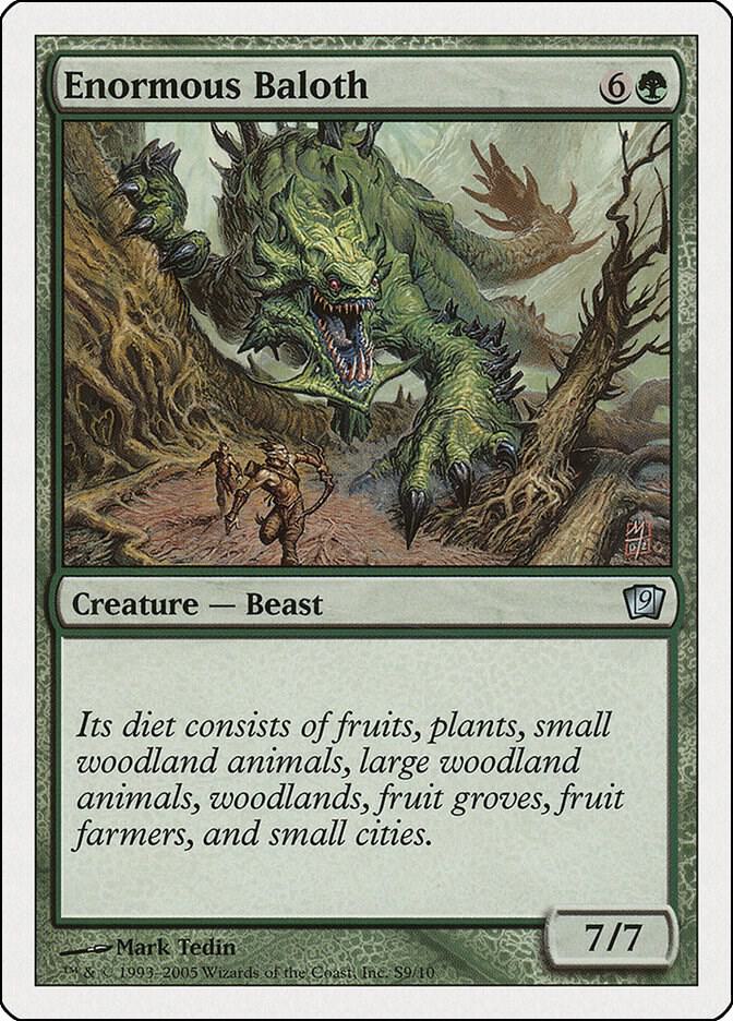 Enormous Baloth S9 card
