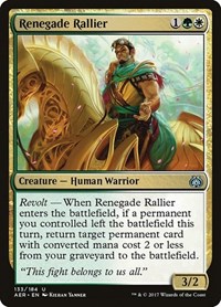 Renegade Rallier - Aether Revolt - Magic: The Gathering card