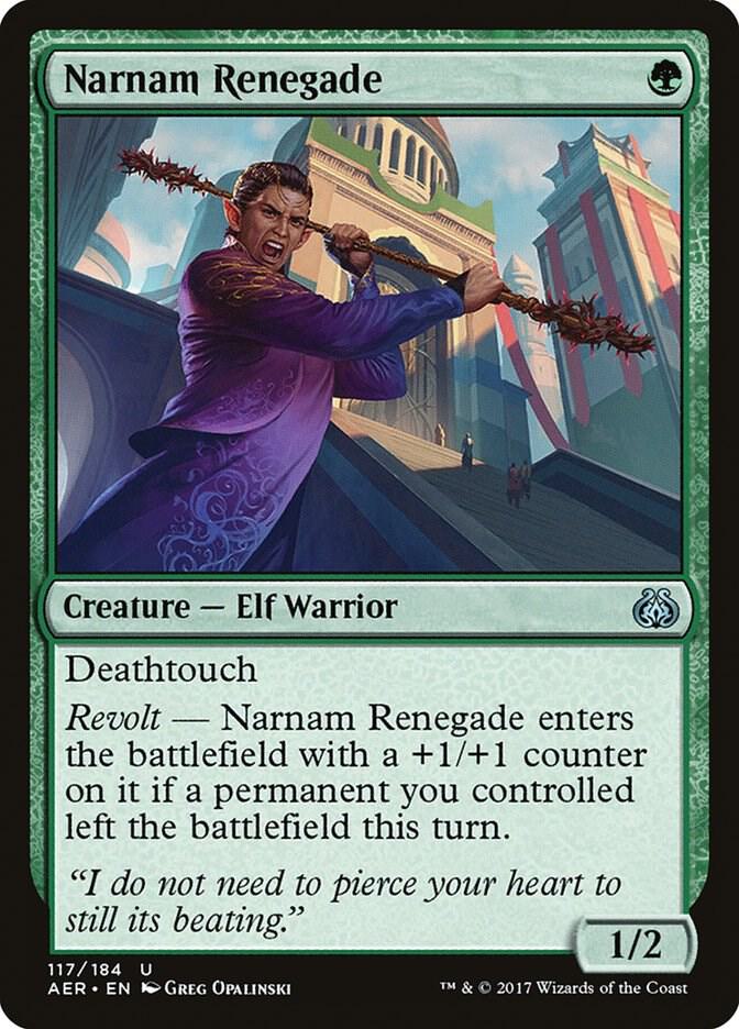 Narnam Renegade 117 card